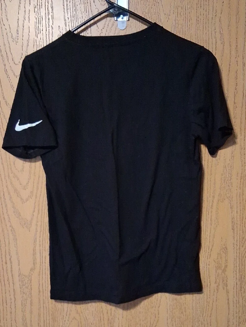 Nike Black Short-Sleeve Tee with Neon Yellow Graphic